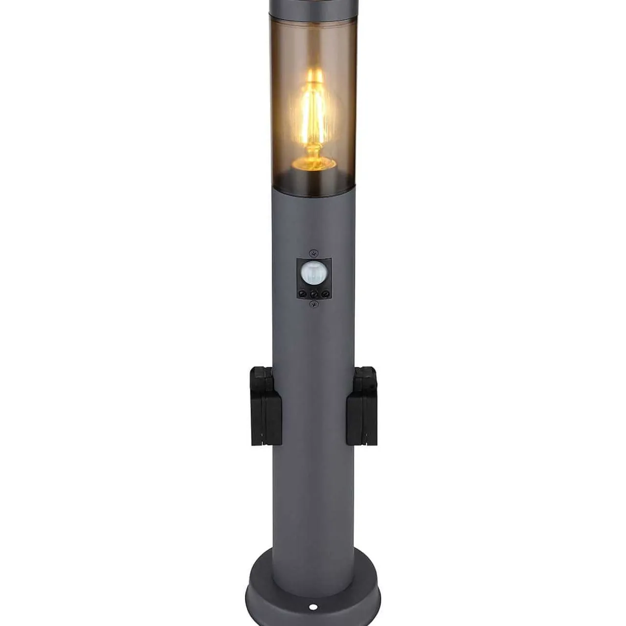 mutoni light Aussenleuchte Boston Edelstahl Anthrazit 13X13X60> Bodenleuchten Aussen