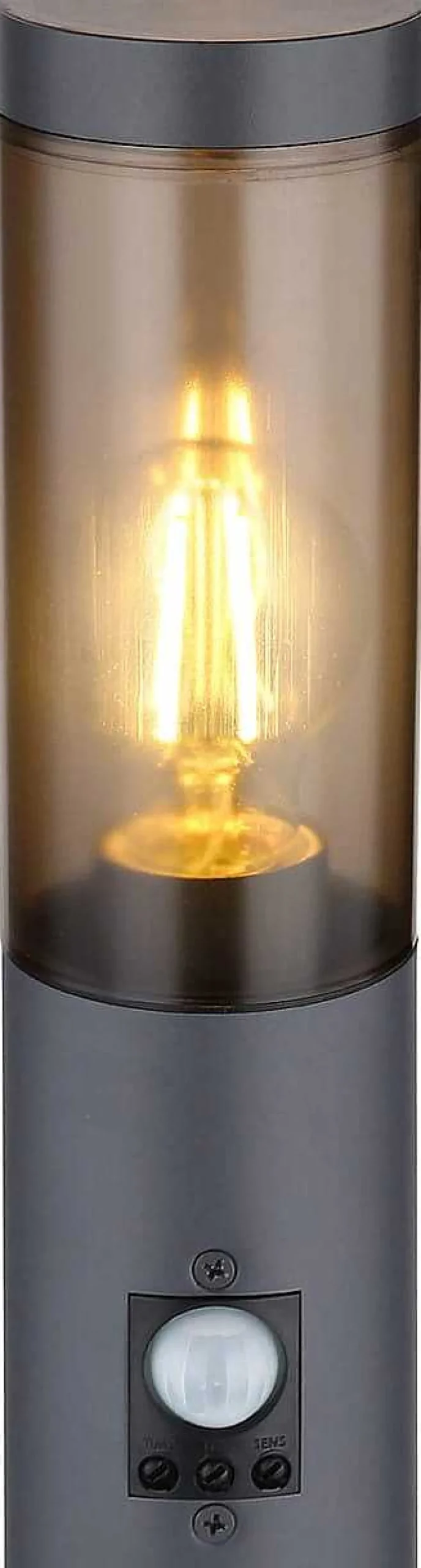 mutoni light Aussenleuchte Boston Edelstahl Anthrazit 13X13X60> Bodenleuchten Aussen