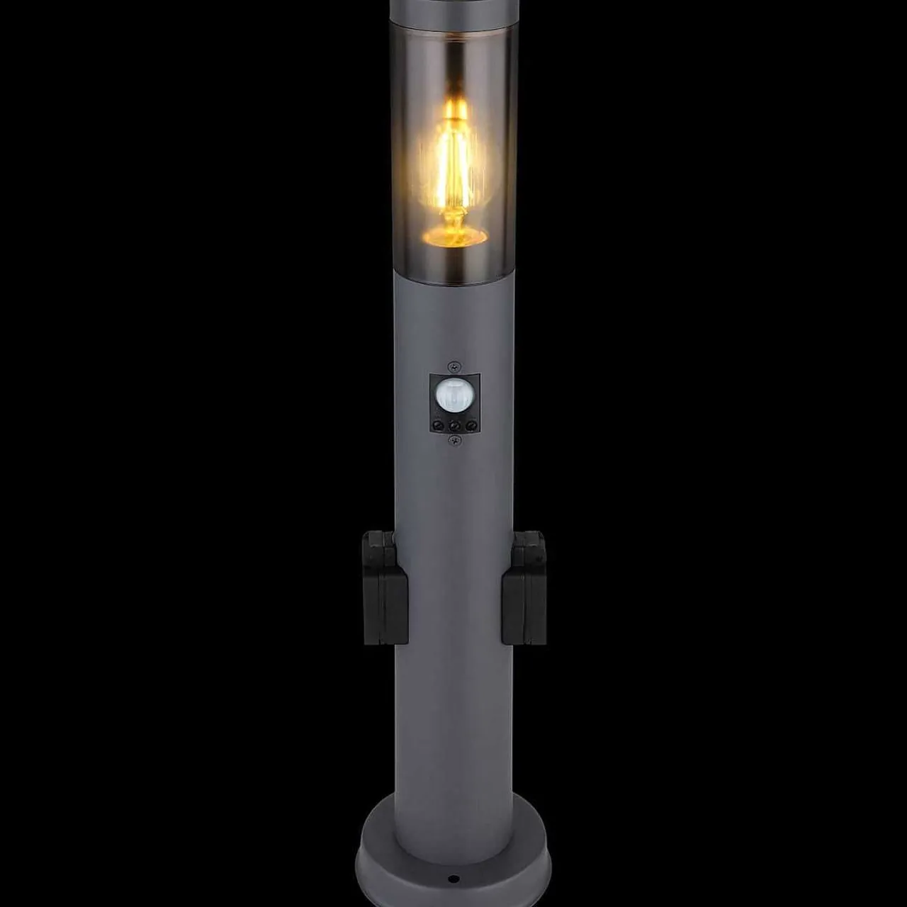 mutoni light Aussenleuchte Boston Edelstahl Anthrazit 13X13X60> Bodenleuchten Aussen
