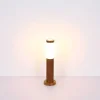 mutoni light Aussenleuchte Boston Edelstahl 1Xe27 Holzoptik 13X13X45> Bodenleuchten Aussen