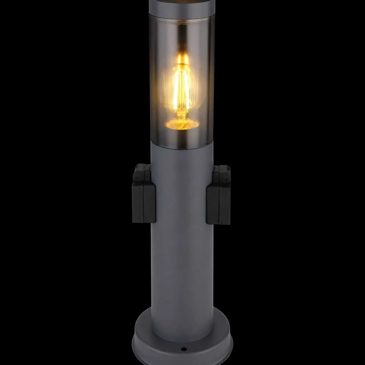 mutoni light Aussenleuchte Boston Edelstahl Anthrazit 13X13X45> Bodenleuchten Aussen