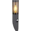 mutoni light Aussenleuchte Boston Edelstahl Anthrazit 7X7X41> Wandleuchten Aussen