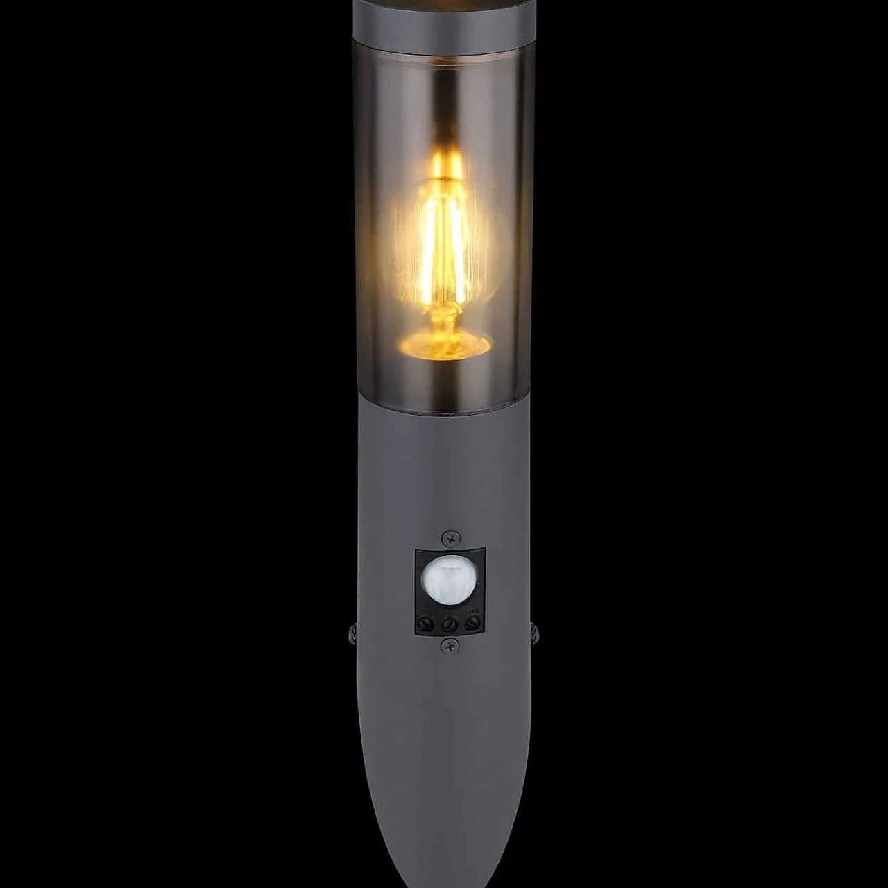 mutoni light Aussenleuchte Boston Edelstahl Anthrazit 7X7X41> Wandleuchten Aussen