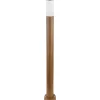 mutoni light Aussenleuchte Boston Edelstahl 1Xe27 Holzoptik Opal 13X13X110> Stehleuchten Aussen