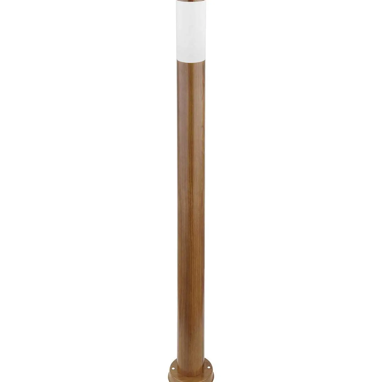 mutoni light Aussenleuchte Boston Edelstahl 1Xe27 Holzoptik Opal 13X13X110> Stehleuchten Aussen