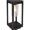 mutoni light Aussenleuchte Candela Aluminium Druckguss Schwarz Matt 1Xe> Bodenleuchten Aussen