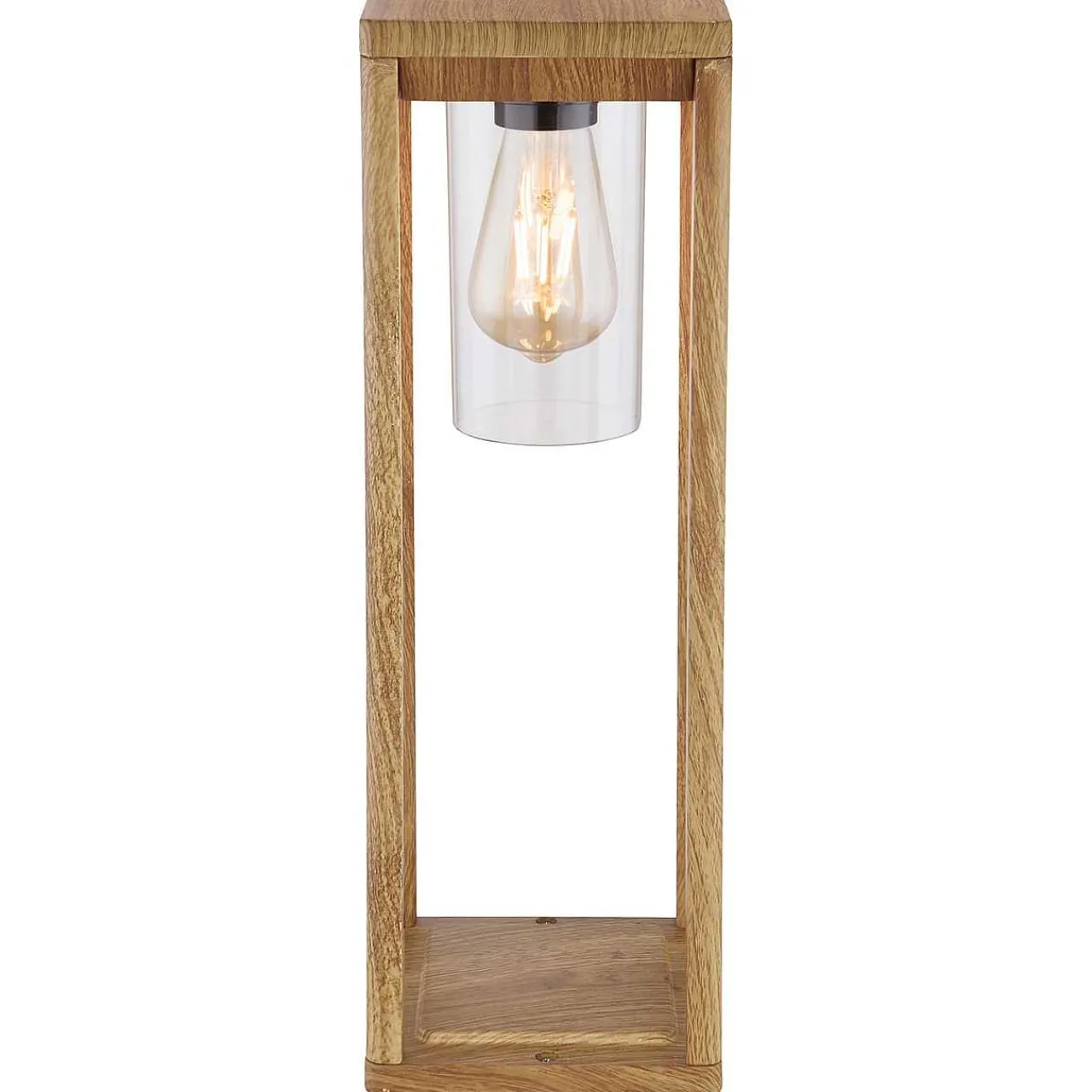 mutoni light Aussenleuchte Candela Aluminium Druckguss Holzoptik 1Xe27 Led> Led-Aussenleuchten