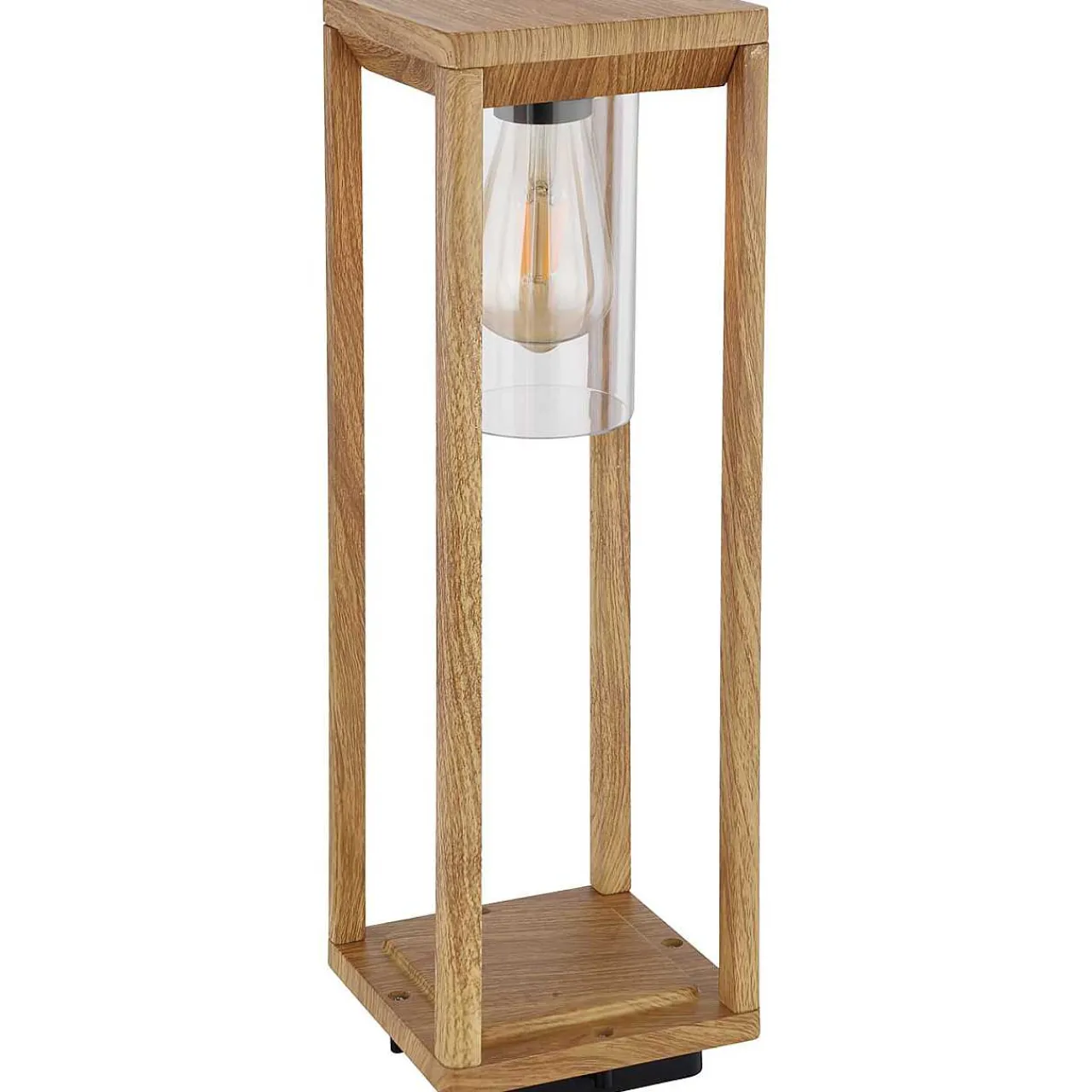 mutoni light Aussenleuchte Candela Aluminium Druckguss Holzoptik 1Xe27 Led> Led-Aussenleuchten
