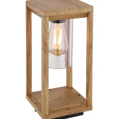 mutoni light Aussenleuchte Candela Aluminium Druckguss Holzoptik 1Xe27 Led><noscript><img width=