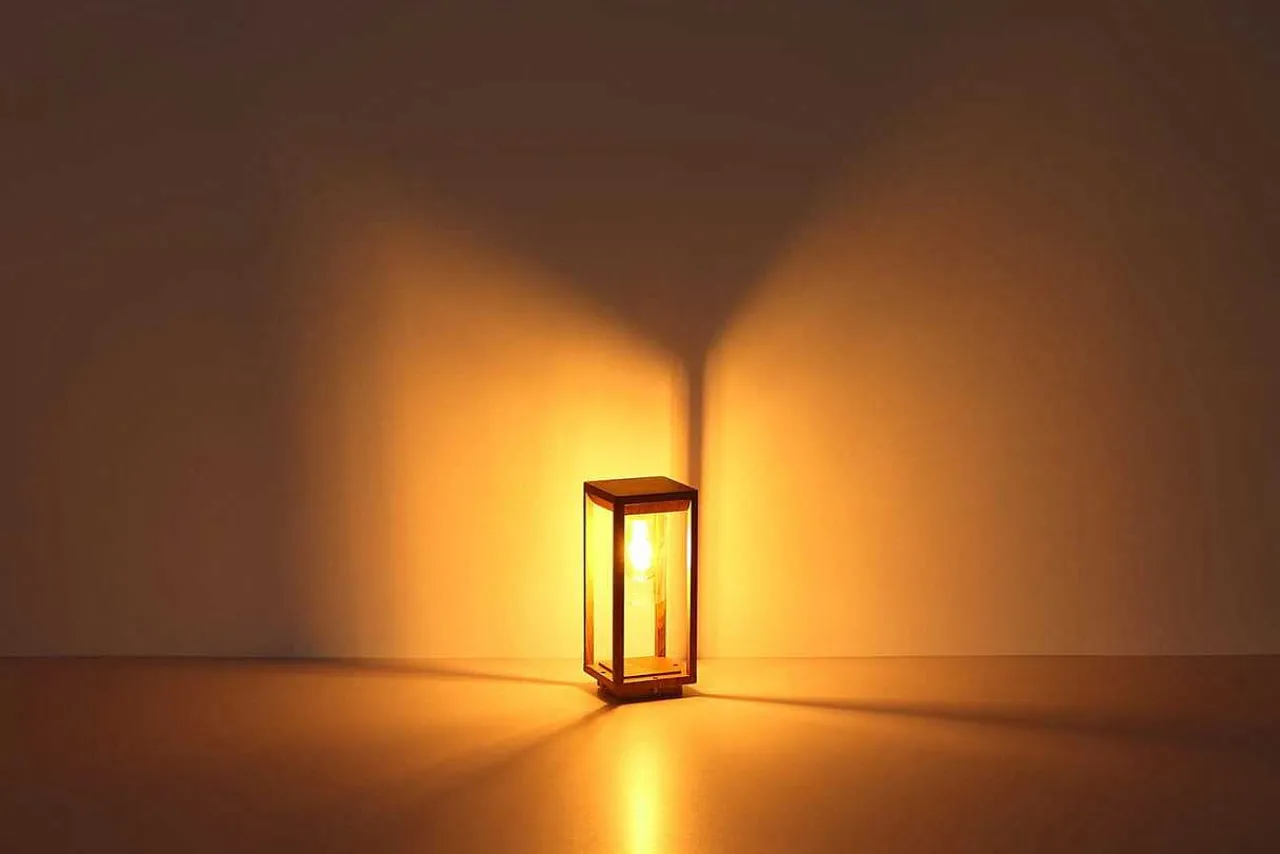 mutoni light Aussenleuchte Candela Aluminium Druckguss Holzoptik 1Xe27 Led> Led-Aussenleuchten