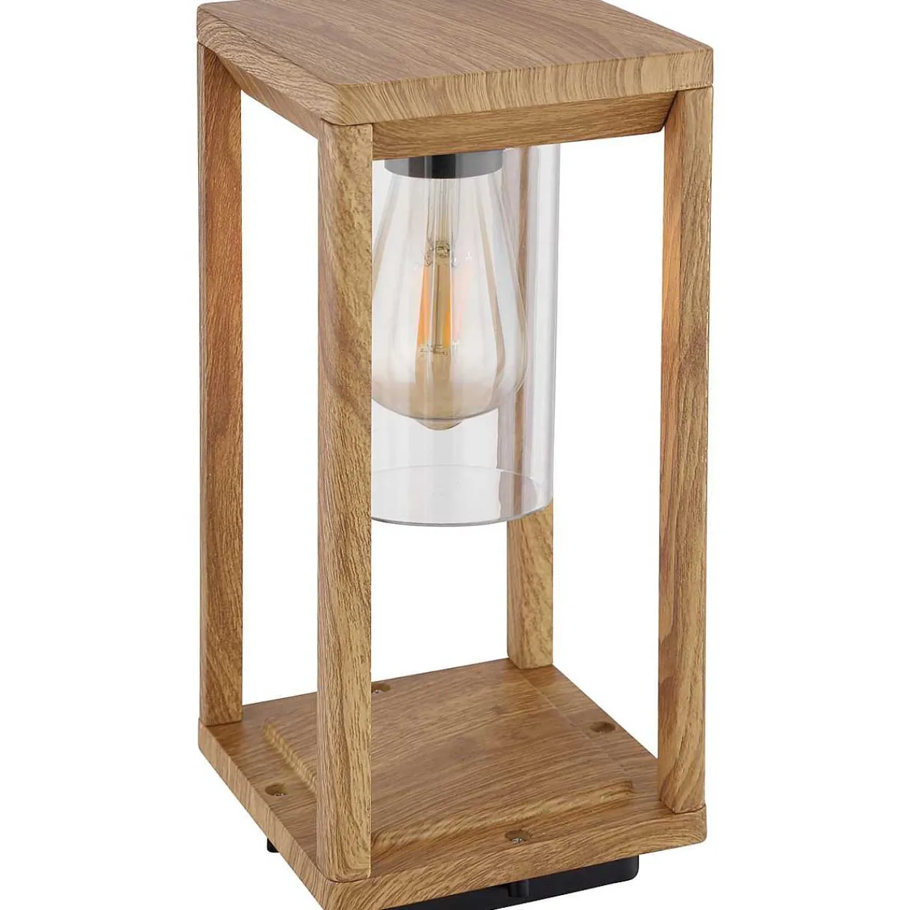 mutoni light Aussenleuchte Candela Aluminium Druckguss Holzoptik 1Xe27 Led> Led-Aussenleuchten