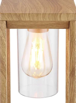 mutoni light Aussenleuchte Candela Aluminium Druckguss Holzoptik 1Xe27 Led><noscript><img width=