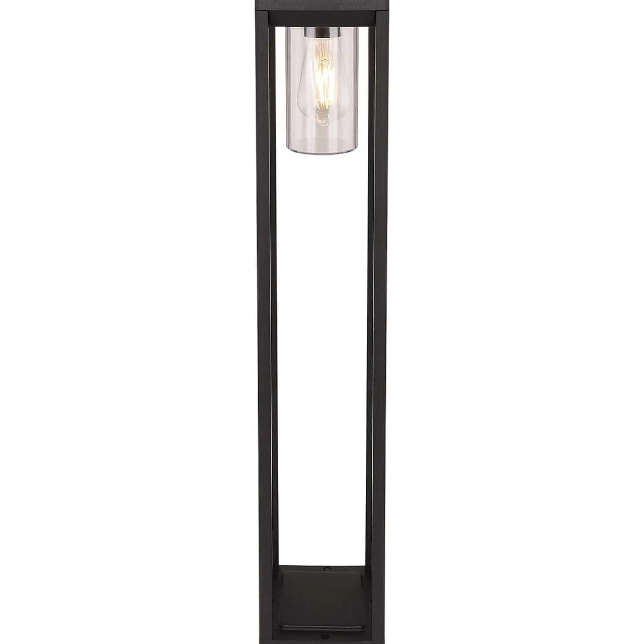 mutoni light Aussenleuchte Candela Aluminium Druckguss Schwarz Matt 1Xe> Stehleuchten Aussen