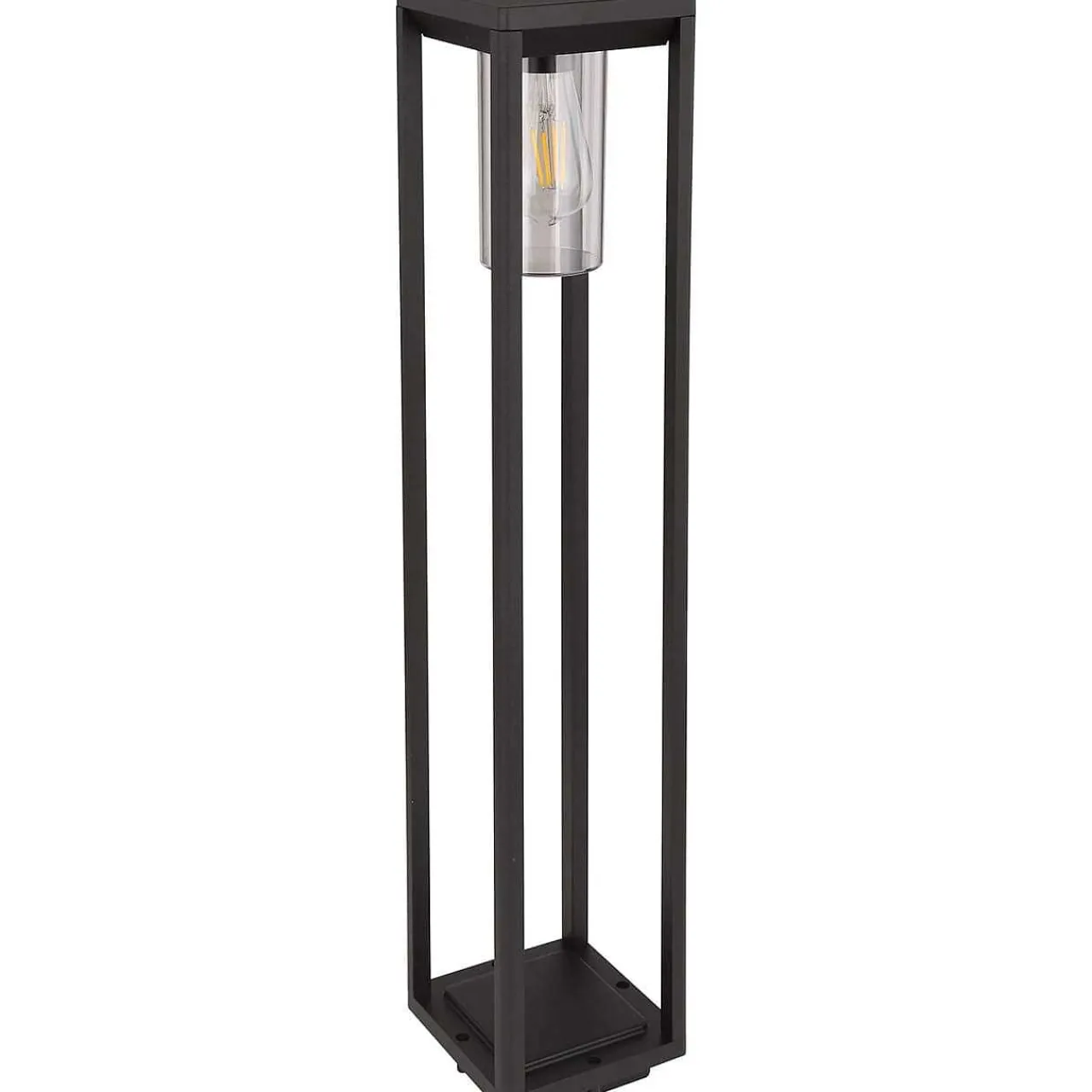 mutoni light Aussenleuchte Candela Aluminium Druckguss Schwarz Matt 1Xe> Stehleuchten Aussen