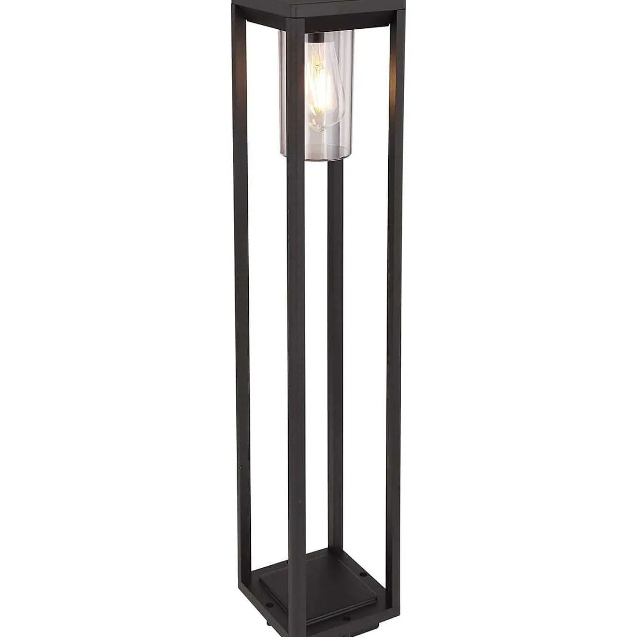 mutoni light Aussenleuchte Candela Aluminium Druckguss Schwarz Matt 1Xe> Stehleuchten Aussen