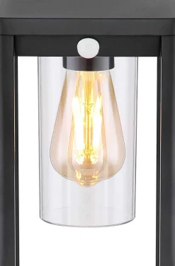 mutoni light Aussenleuchte Candela Aluminium Druckguss Schwarz Matt 1Xe27 Led><noscript><img width=
