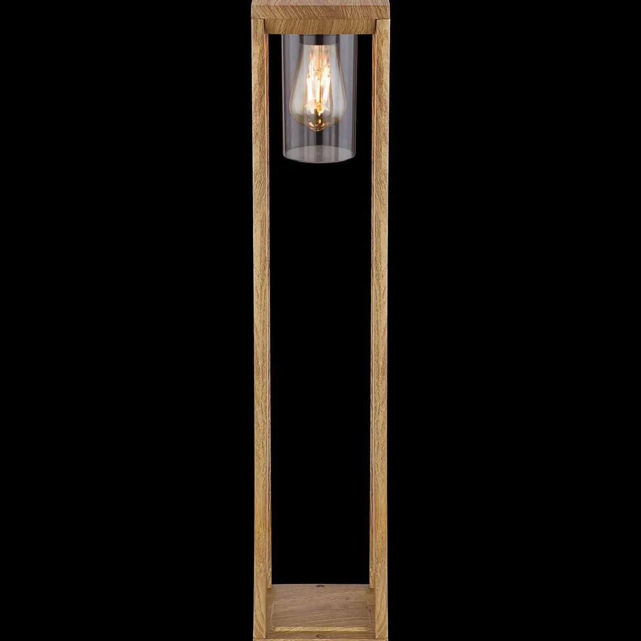 mutoni light Aussenleuchte Candela Aluminium Druckguss Holzoptik 1Xe27 Led> Led-Aussenleuchten