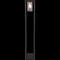mutoni light Aussenleuchte Candela Aluminium Druckguss Schwarz Matt 1Xe> Stehleuchten Aussen