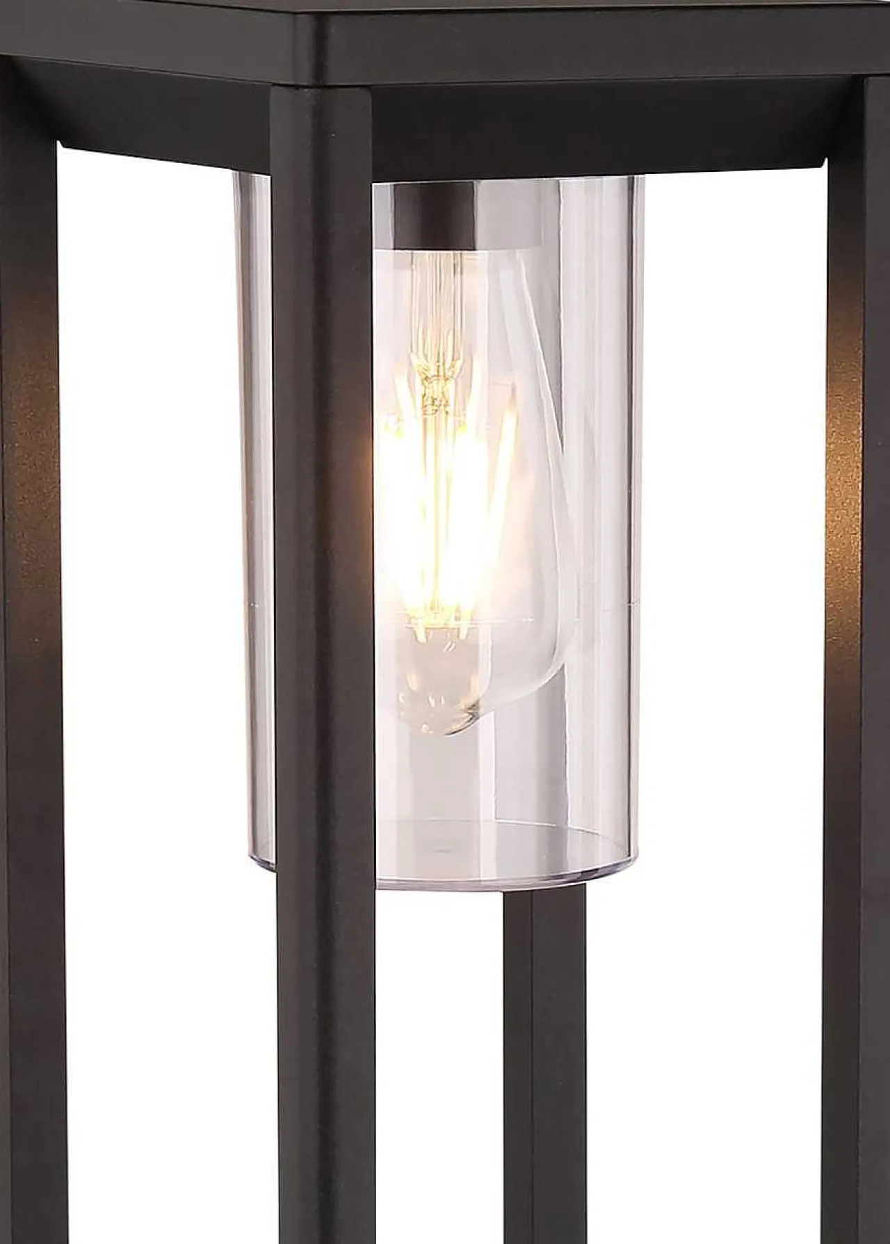 mutoni light Aussenleuchte Candela Aluminium Druckguss Schwarz Matt 1Xe> Stehleuchten Aussen