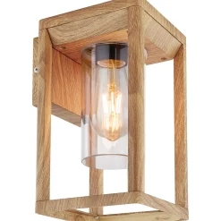 mutoni light Aussenleuchte Candela Aluminium Druckguss Holzoptik 1Xe27 Led><noscript><img width=