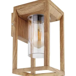 mutoni light Aussenleuchte Candela Aluminium Druckguss Holzoptik 1Xe27 Led><noscript><img width=