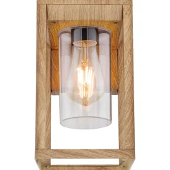 mutoni light Aussenleuchte Candela Aluminium Druckguss Holzoptik 1Xe27 Led><noscript><img width=