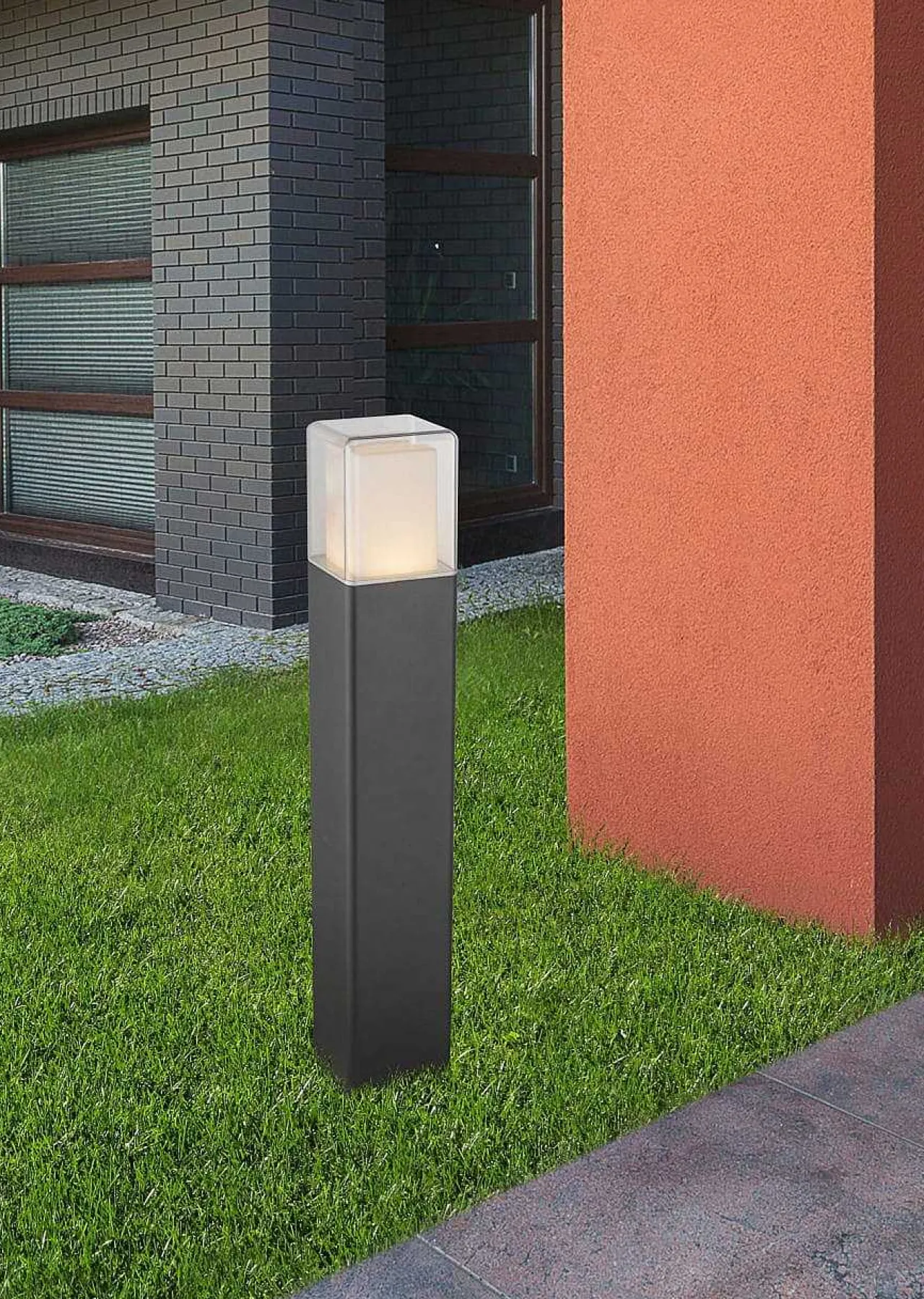 mutoni light Aussenleuchte Dalia Opal Schwarz 9X9X50> Bodenleuchten Aussen
