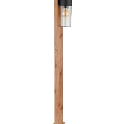 mutoni light Aussenleuchte Etsi Edelstahl Holzoptik 1Xe27 100> Stehleuchten Aussen