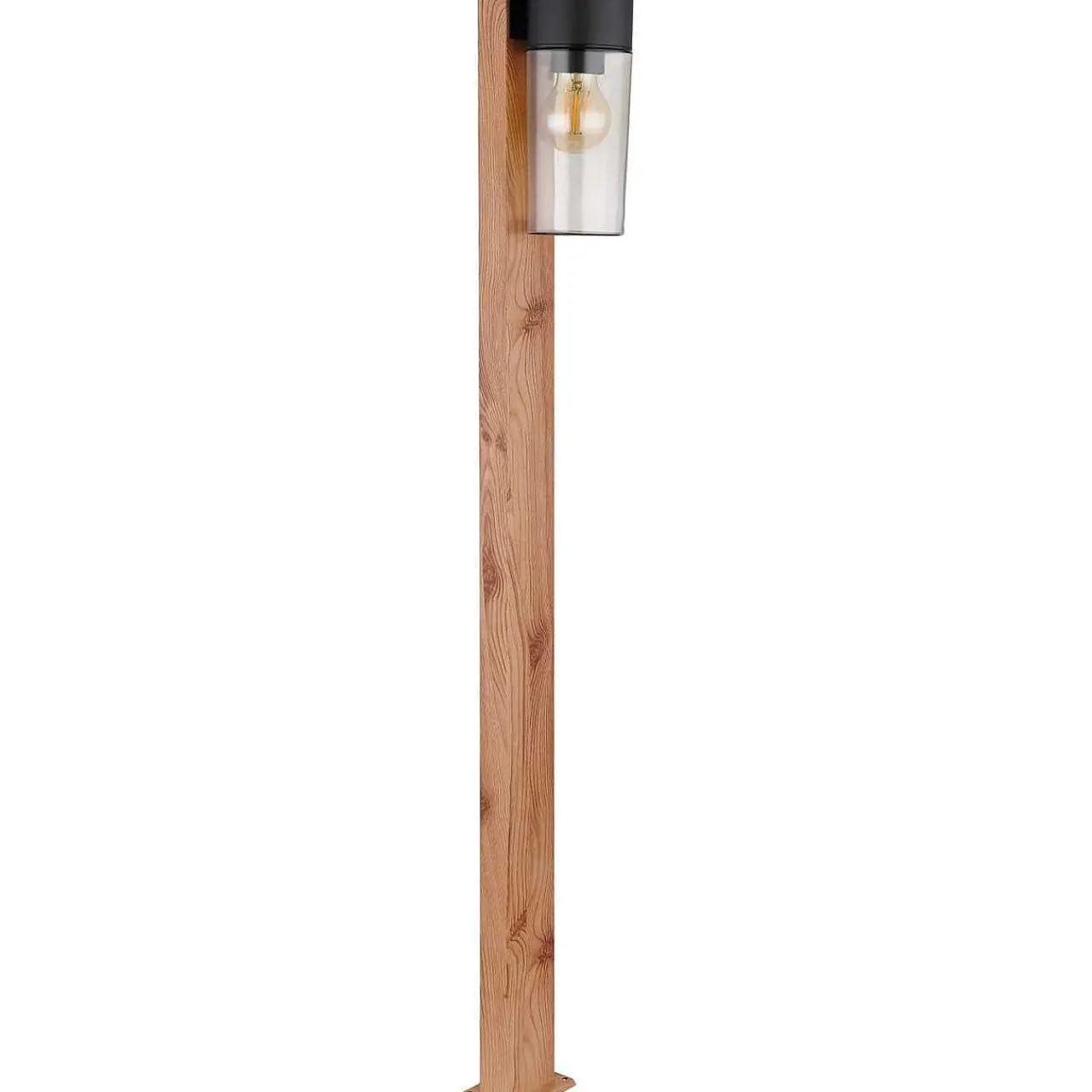 mutoni light Aussenleuchte Etsi Edelstahl Holzoptik 1Xe27 100> Stehleuchten Aussen