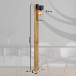 mutoni light Aussenleuchte Etsi Edelstahl Holzoptik 1Xe27 100><noscript><img width=