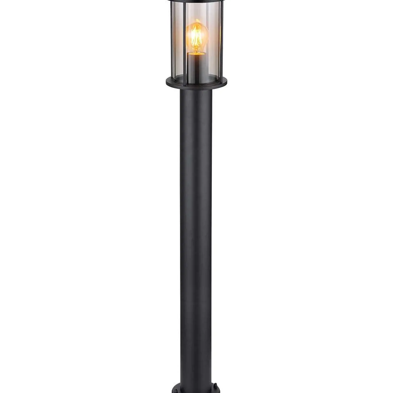 mutoni light Aussenleuchte Gracey Edelstahl Schwarz Matt 1Xe27 100> Stehleuchten Aussen