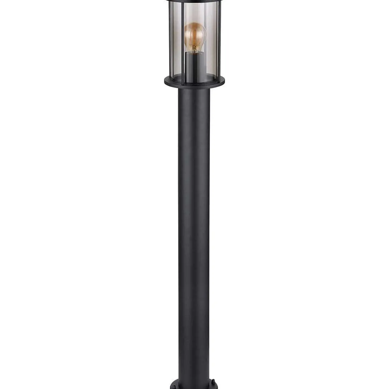 mutoni light Aussenleuchte Gracey Edelstahl Schwarz Matt 1Xe27 100> Stehleuchten Aussen