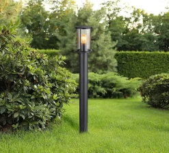 mutoni light Aussenleuchte Gracey Edelstahl Schwarz Matt 1Xe27 100><noscript><img width=