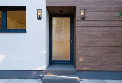 mutoni light Aussenleuchte Gracey Edelstahl Glas Schwarz Matt 1Xe27><noscript><img width=