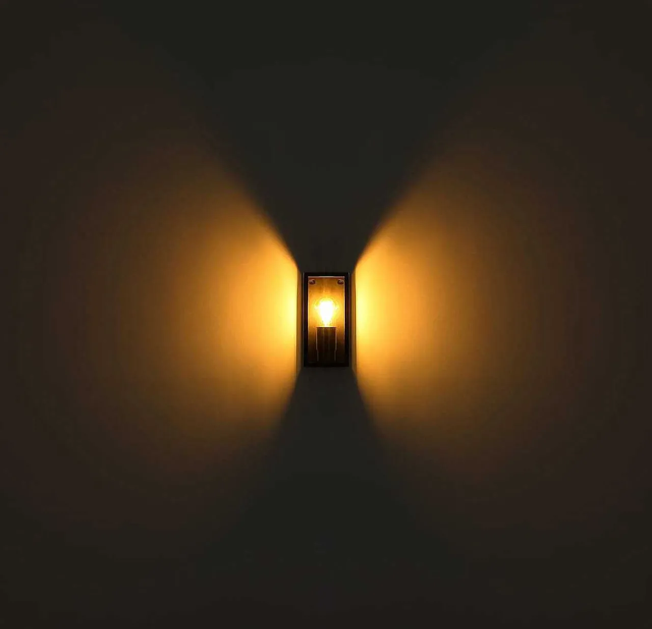 mutoni light Aussenleuchte Gundula Aluminium Schwarz Matt 1Xe27 Led> Wandleuchten Aussen