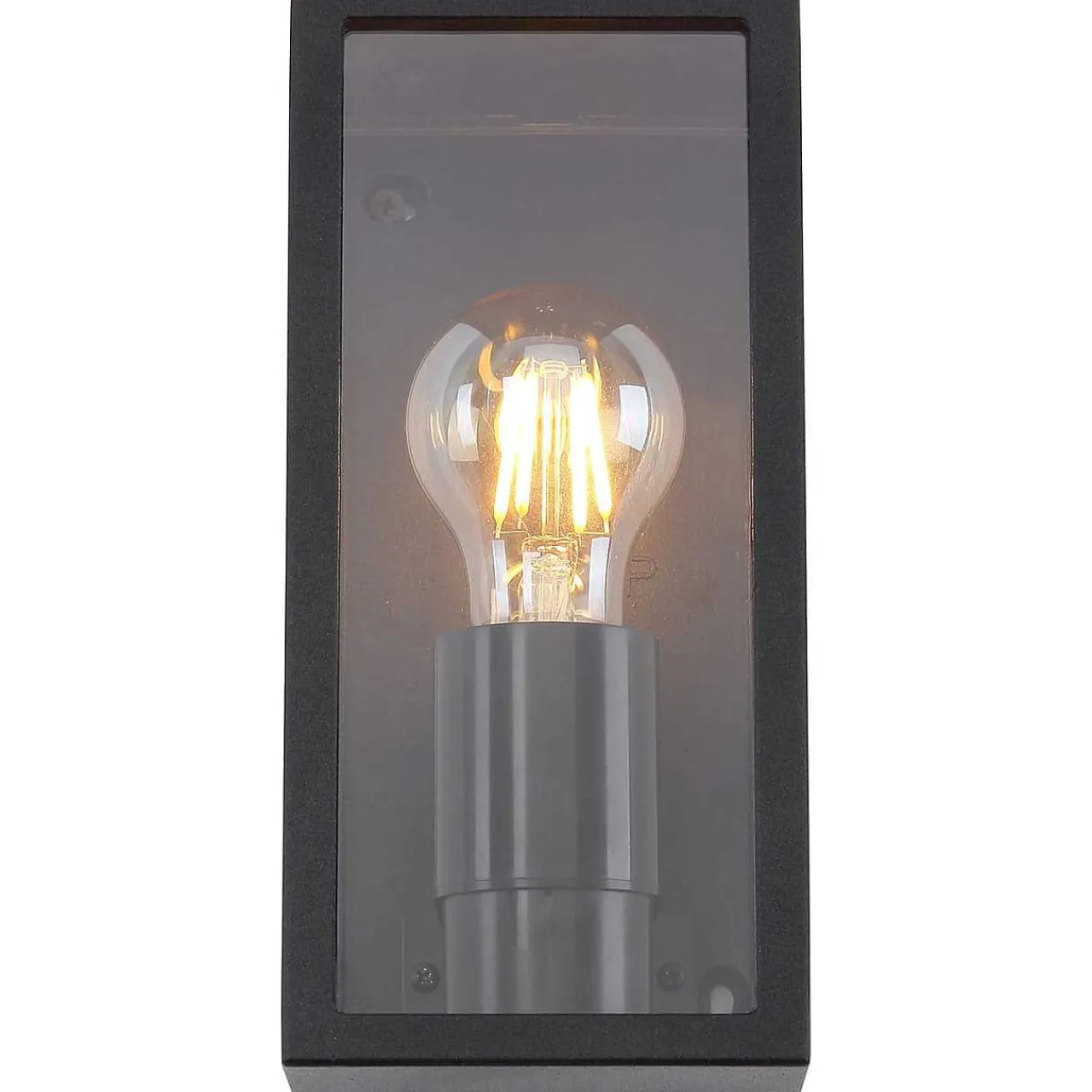 mutoni light Aussenleuchte Gundula Aluminium Schwarz Matt 1Xe27 Led> Wandleuchten Aussen