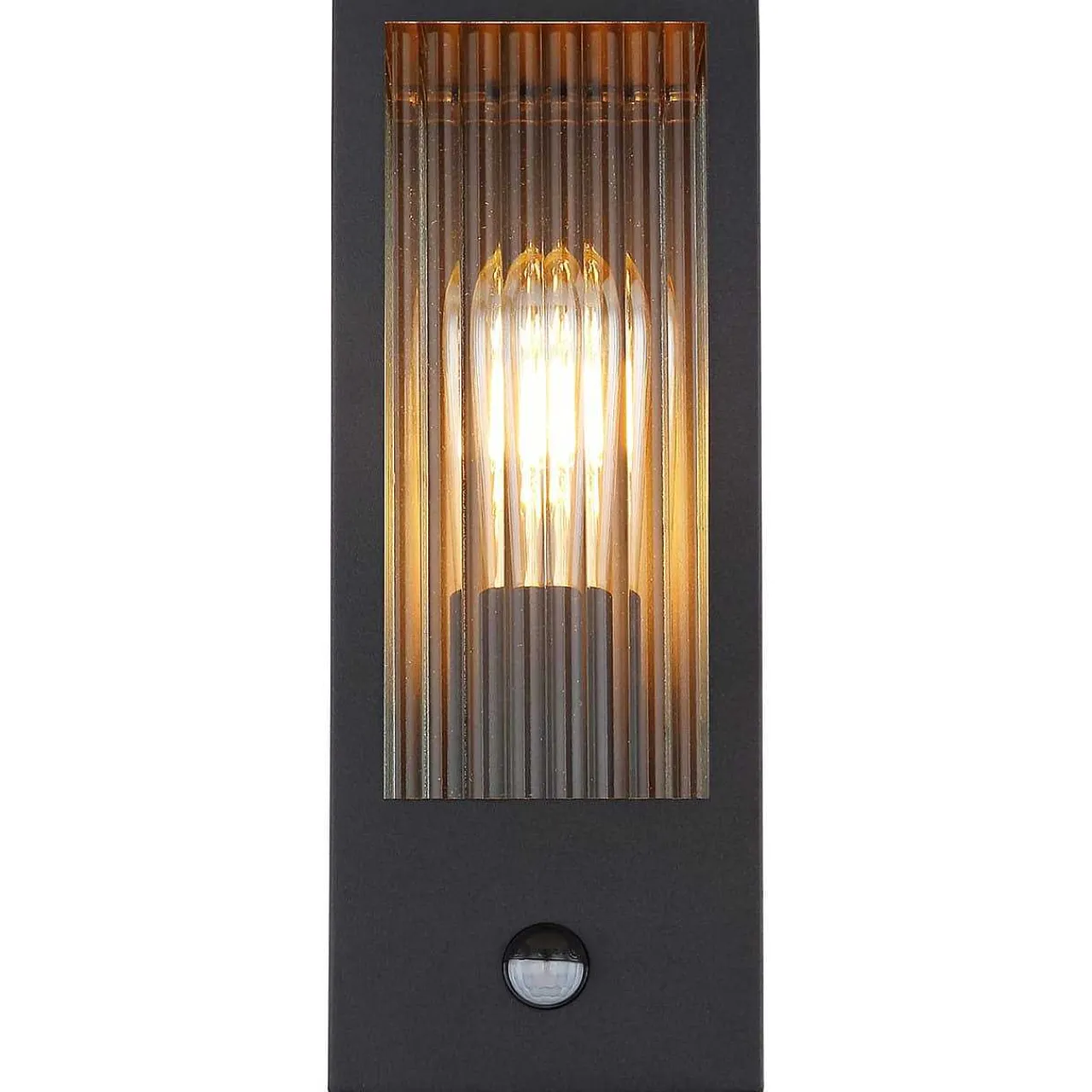mutoni light Aussenleuchte Gundula Metall Schwarz 1Xe27> Wandleuchten Aussen