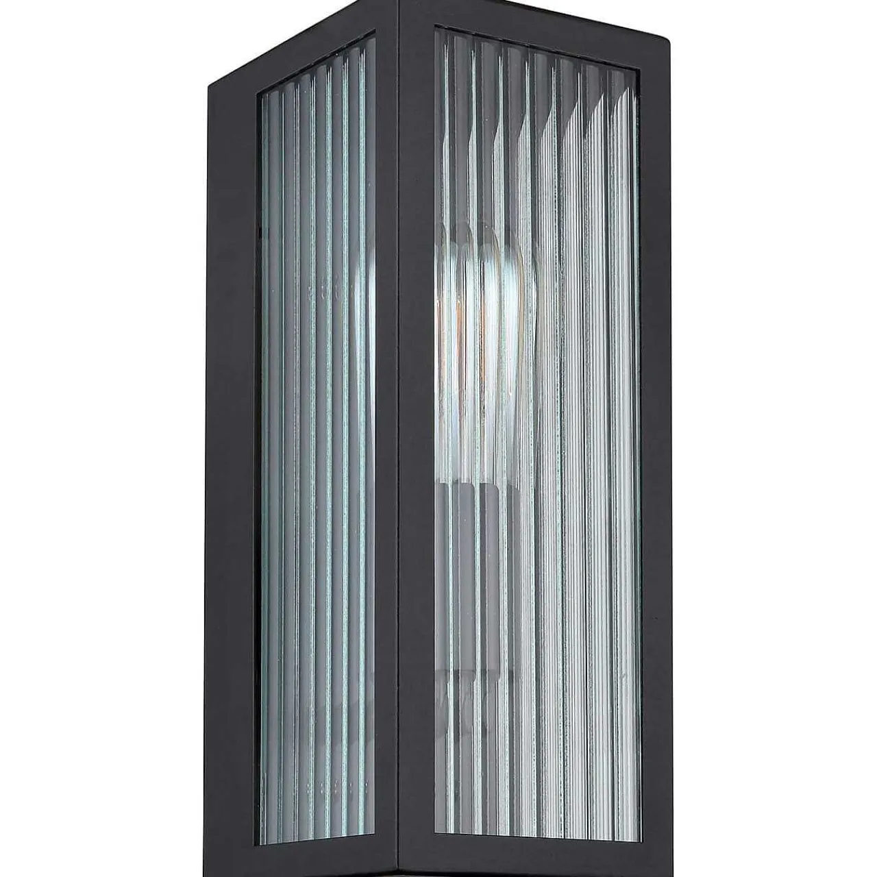 mutoni light Aussenleuchte Gundula Metall Schwarz Matt 1Xe27> Wandleuchten Aussen