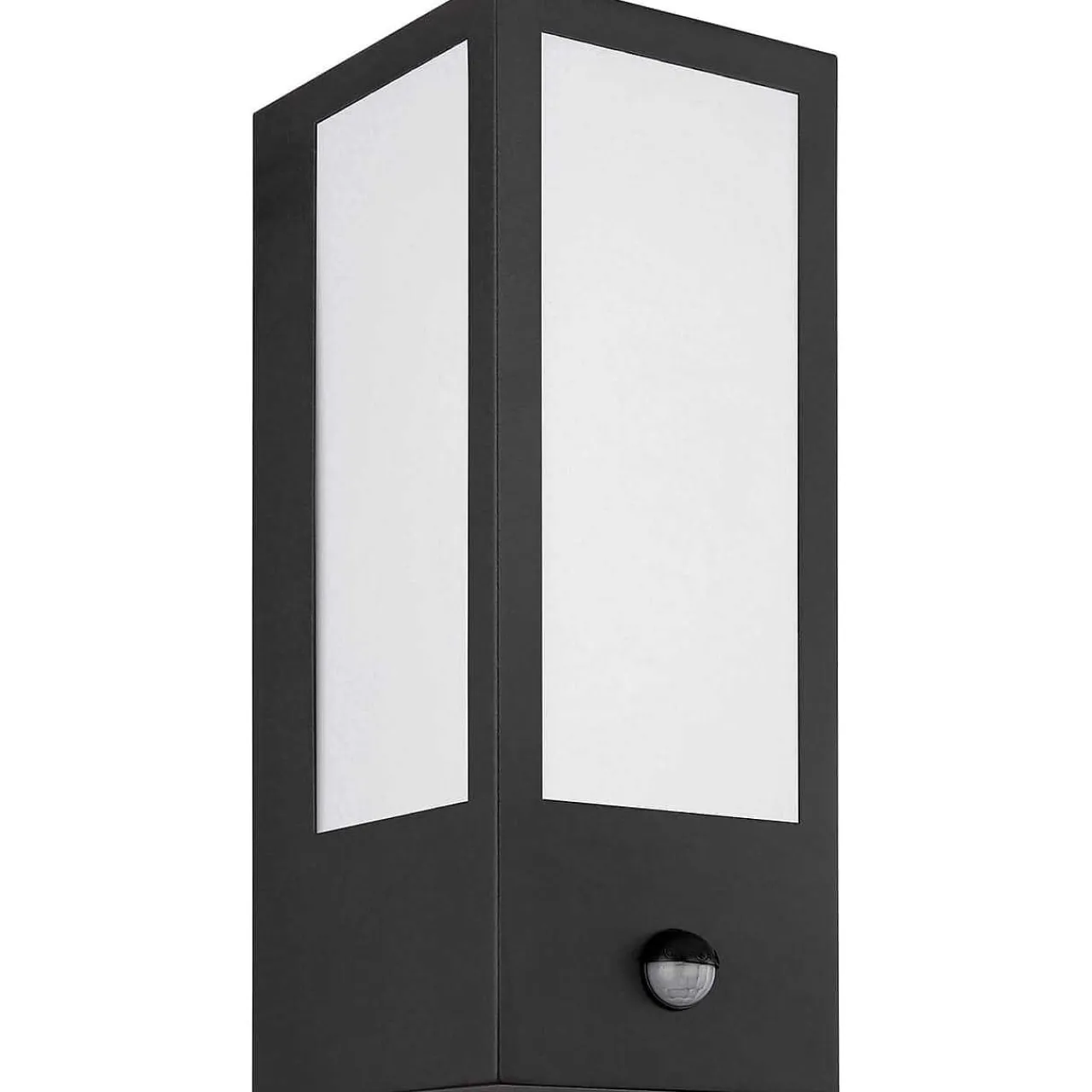 mutoni light Aussenleuchte Gundula Metall Schwarz Opal 1Xe27> Wandleuchten Aussen