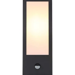mutoni light Aussenleuchte Gundula Metall Schwarz Opal 1Xe27> Wandleuchten Aussen