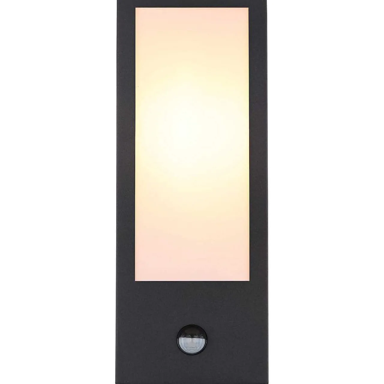 mutoni light Aussenleuchte Gundula Metall Schwarz Opal 1Xe27> Wandleuchten Aussen