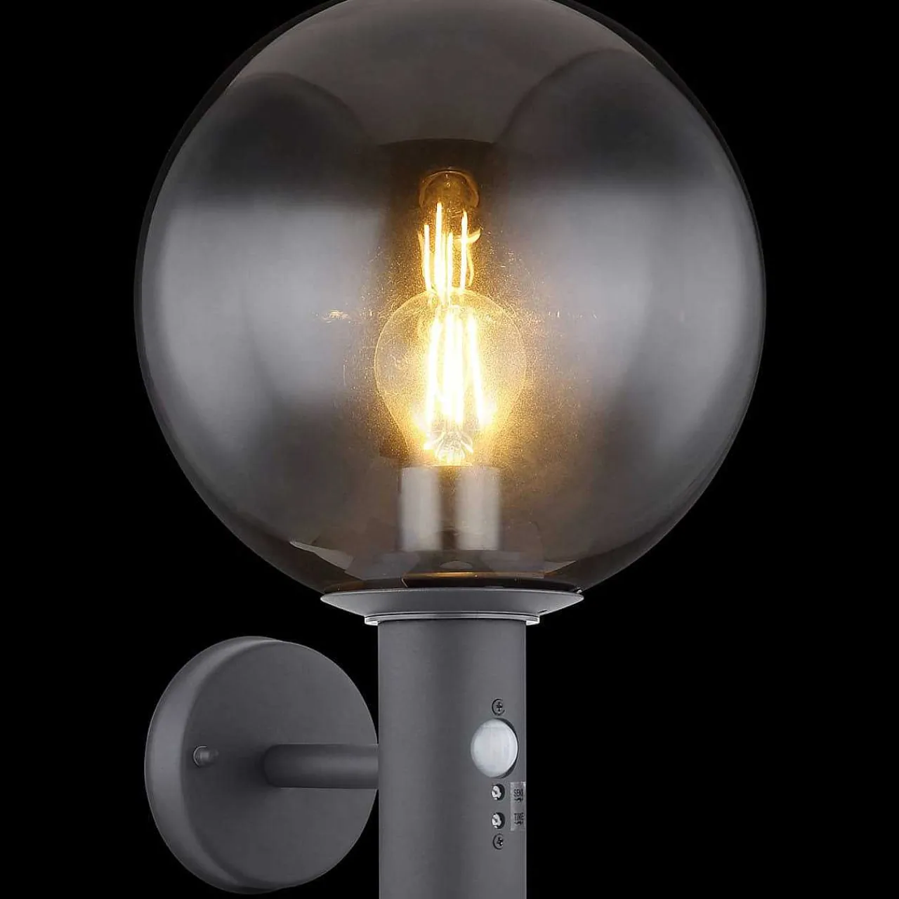 mutoni light Aussenleuchte Hedwig Edelstahl 1Xe27 Led> Led-Aussenleuchten