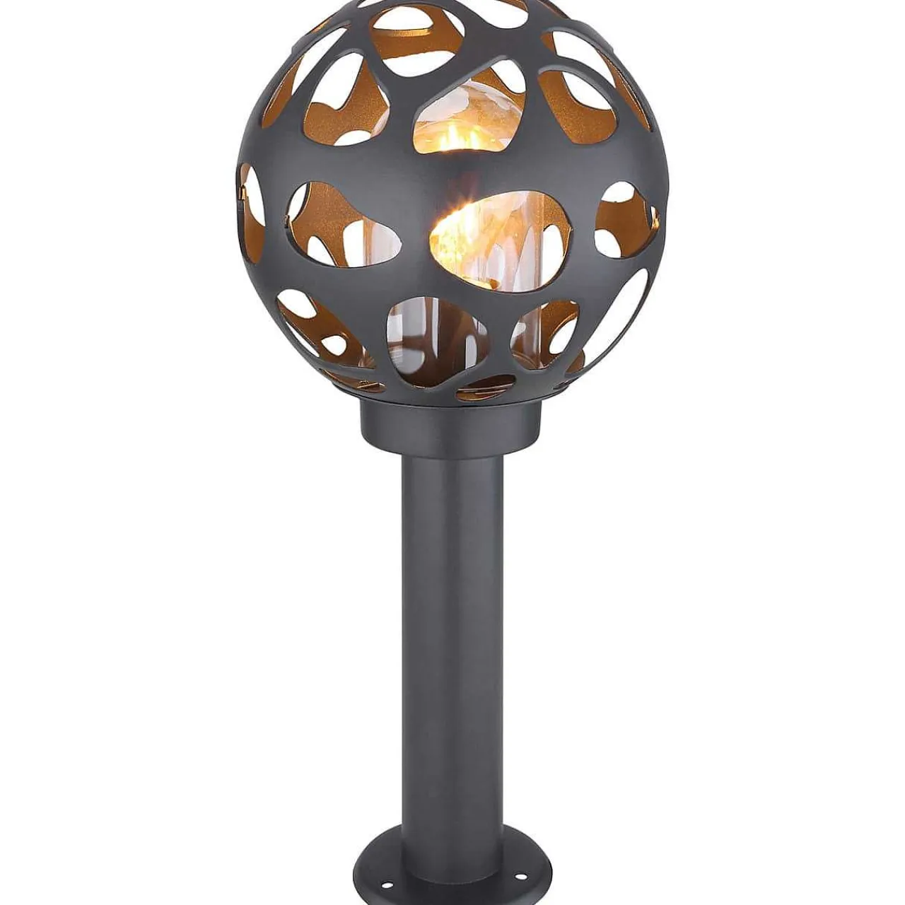 mutoni light Aussenleuchte Hilario Edelstahl Anthrazit 1Xe27 Led> Led-Aussenleuchten