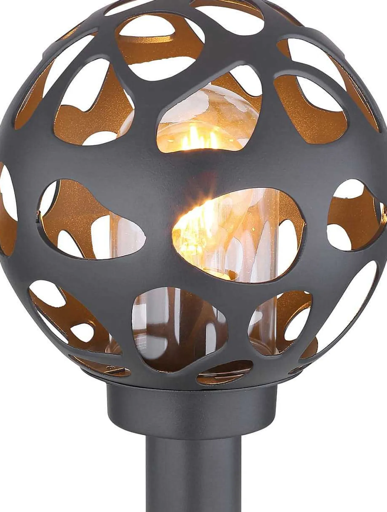 mutoni light Aussenleuchte Hilario Edelstahl Anthrazit 1Xe27 Led> Led-Aussenleuchten