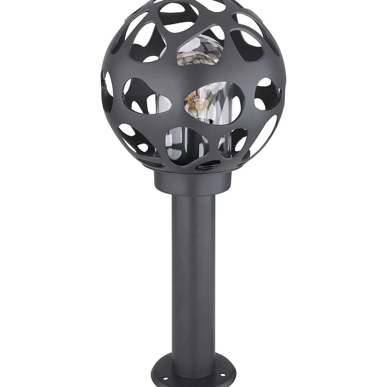 mutoni light Aussenleuchte Hilario Edelstahl Anthrazit 1Xe27 Led> Led-Aussenleuchten