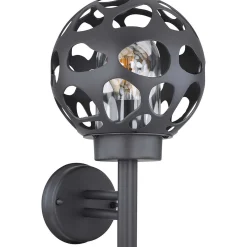 mutoni light Aussenleuchte Hilario Edelstahl Anthrazit 1Xe27 Led><noscript><img width=