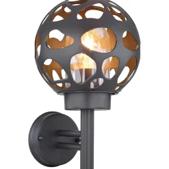 mutoni light Aussenleuchte Hilario Edelstahl Anthrazit 1Xe27 Led><noscript><img width=