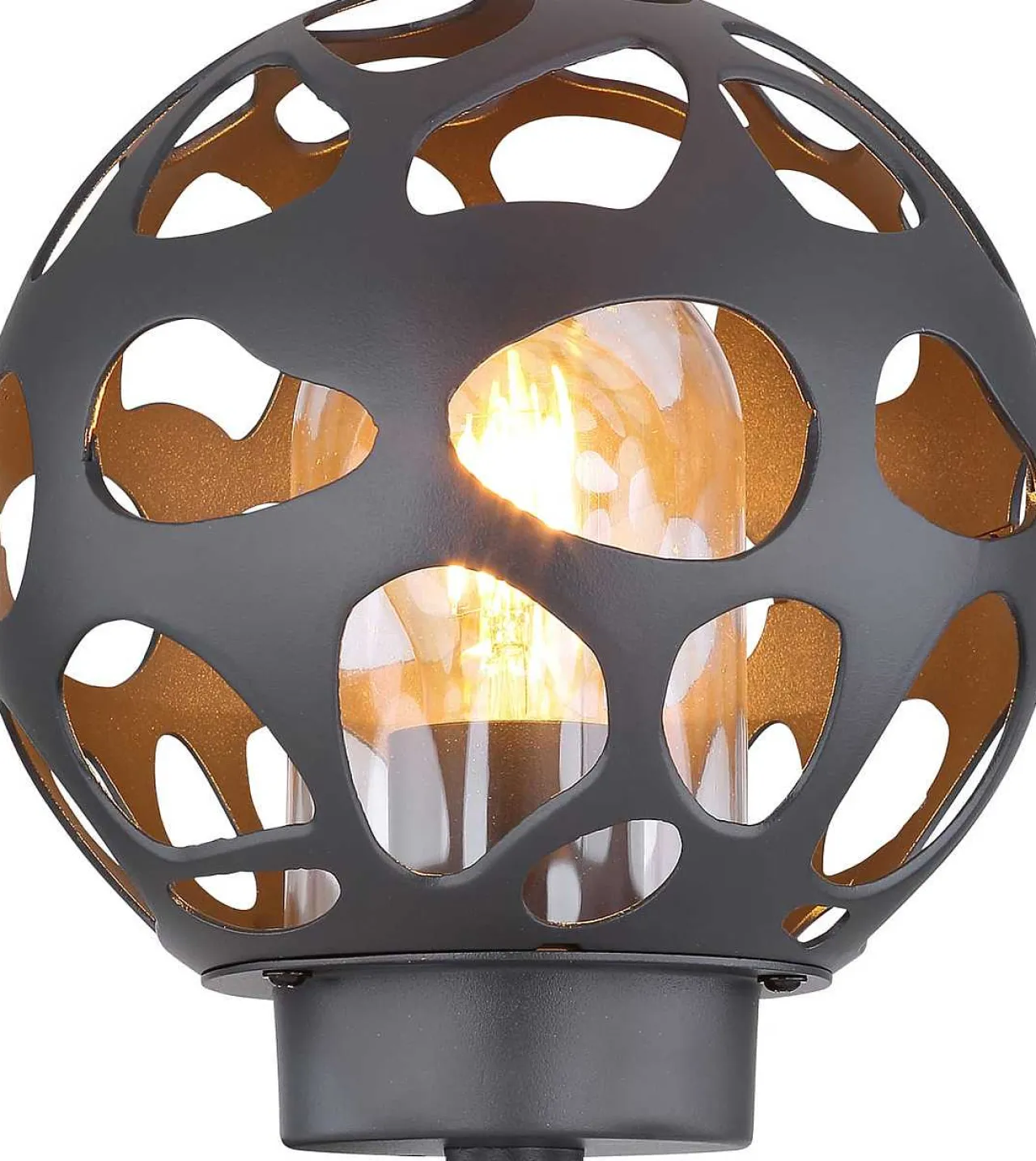 mutoni light Aussenleuchte Hilario Edelstahl Anthrazit 1Xe27 Led> Led-Aussenleuchten