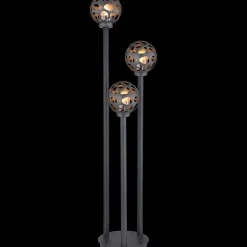 mutoni light Aussenleuchte Hilario Edelstahl Anthrazit 3Xe27 Led> Led-Aussenleuchten