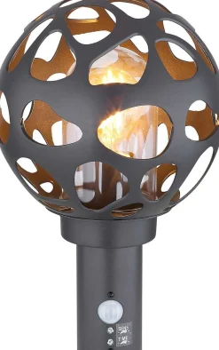 mutoni light Aussenleuchte Hilario Edelstahl Anthrazit 1Xe27 Led> Led-Aussenleuchten